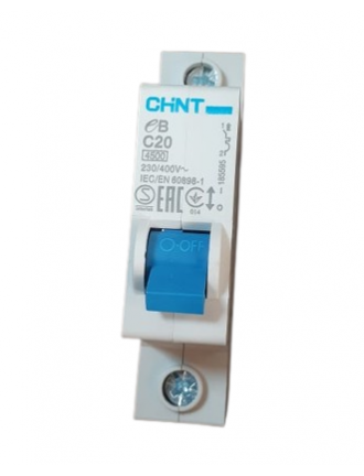 Chint Circuit Breaker, 20 A